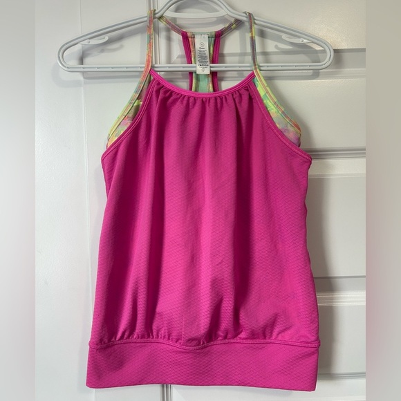 Ivivva Kids Tank Tops Bundle - Colorful Splash, Pink, and Blue - Picture 4 of 7